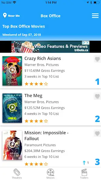 Play Tribute: Movie Showtimes  and enjoy Tribute: Movie Showtimes with UptoPlay