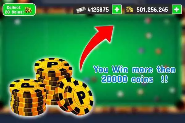 Play Trick for 8 Ball Pool: Coins For 8 Ball Pool Prank