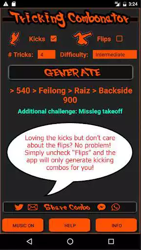 Play Tricking Combonator