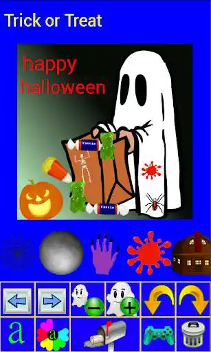 Play APK Trick or Treat Halloween Cards  and enjoy Trick or Treat Halloween Cards with UptoPlay com.galaticdroids.trickOrTreatHalloweenCards