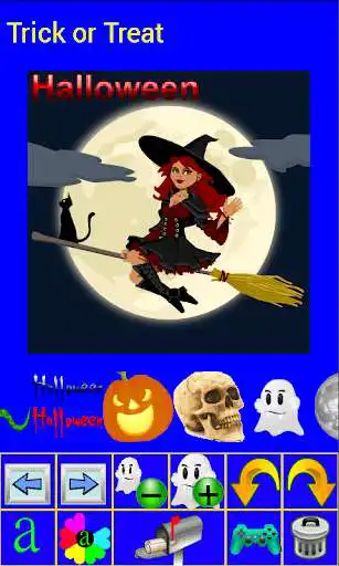 Play APK Trick or Treat Halloween Cards  and enjoy Trick or Treat Halloween Cards with UptoPlay com.galaticdroids.trickOrTreatHalloweenCards