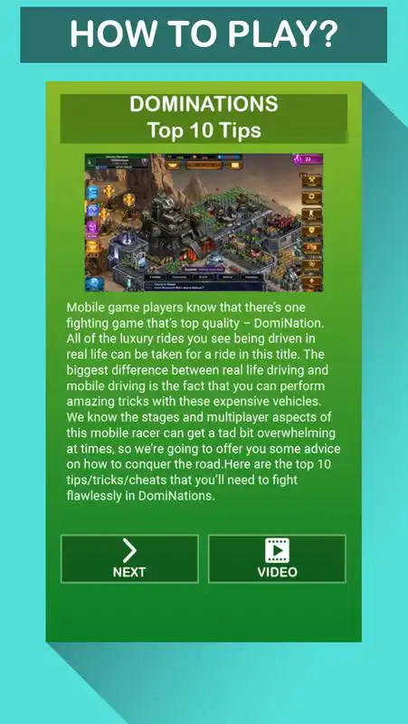 Play Tricks for Dominations