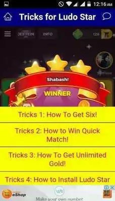 Play Tricks For Ludo Star 2018