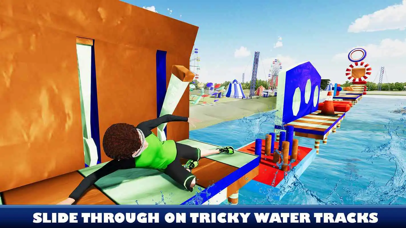 Play Tricky Adventure Stuntman Water Run : Water Stunts