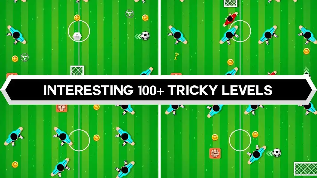 Play Tricky Goal⚽ - Physics Footbal as an online game Tricky Goal⚽ - Physics Footbal with UptoPlay