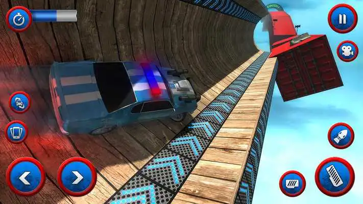Play Tricky Police Car Stunts: Car Racing Stunt Game