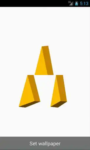 Play Triforce 3D Live Wallpaper as an online game Triforce 3D Live Wallpaper with UptoPlay
