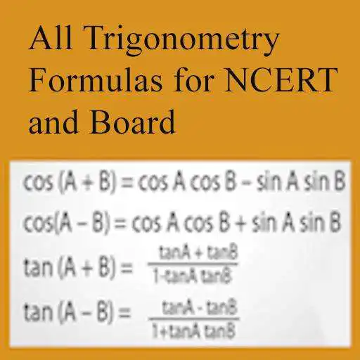 Free play online Trignometry Formulas For NCERT  2018 APK