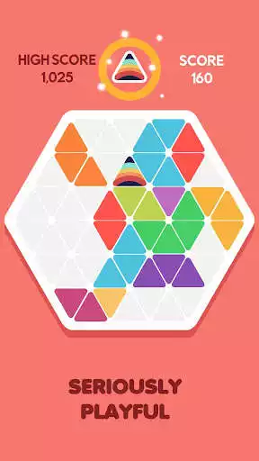 Play Trigon 1010! Triangle Block  Match Puzzle Game as an online game Trigon 1010! Triangle Block  Match Puzzle Game with UptoPlay