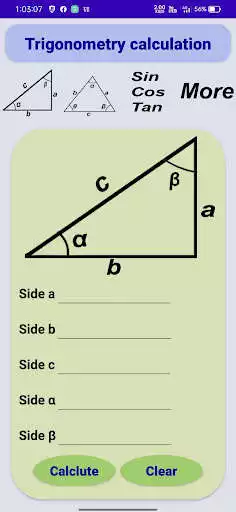 Play Trigonometry Calculator  and enjoy Trigonometry Calculator with UptoPlay