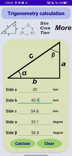 Play Trigonometry Calculator as an online game Trigonometry Calculator with UptoPlay