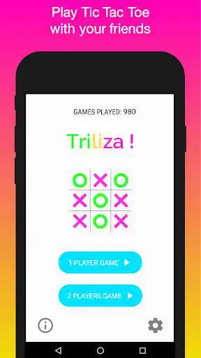 Play Triliza (Tic Tac Toe)  and enjoy Triliza (Tic Tac Toe) with UptoPlay