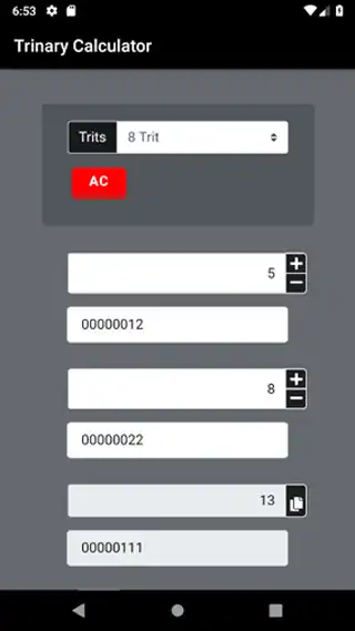 Play Trinary Calculator as an online game Trinary Calculator with UptoPlay