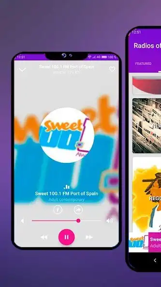 Play Trinidad and Tobago live radio  and enjoy Trinidad and Tobago live radio with UptoPlay