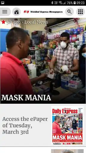 Play Trinidad Express Newspapers  and enjoy Trinidad Express Newspapers with UptoPlay