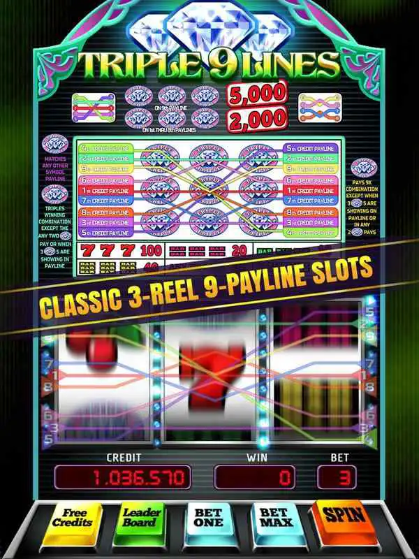 Play Triple 9 Lines