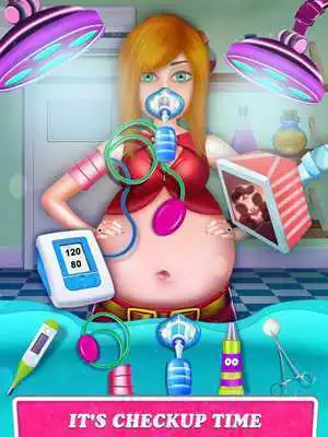 Play Triplet Baby Mommy Pregnant Surgery Operation