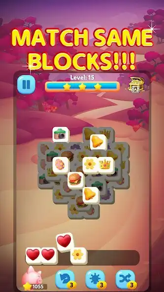 Play Triple Tile Master: 3D Puzzles as an online game Triple Tile Master: 3D Puzzles with UptoPlay