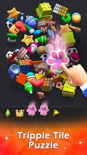 Play Triple Tile Match 3D Master as an online game Triple Tile Match 3D Master with UptoPlay