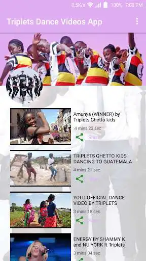 Play Triplets Dance Videos App - Ghetto Kids  and enjoy Triplets Dance Videos App - Ghetto Kids with UptoPlay