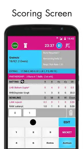 Play Tripoturf Cricket Scoring  and enjoy Tripoturf Cricket Scoring with UptoPlay