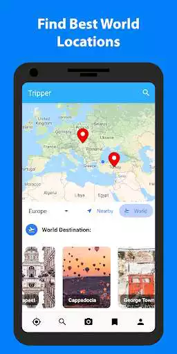 Play Tripper - Discover Nearby Locations as an online game Tripper - Discover Nearby Locations with UptoPlay