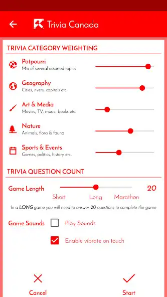 Play Trivia Canada as an online game Trivia Canada with UptoPlay