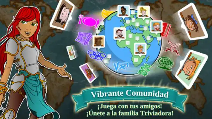 Trivia Mundo Triviador Mundo online game with UptoPlay