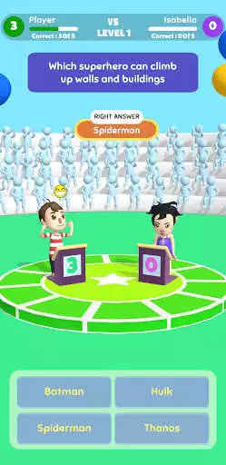 Play Trivia Fight as an online game Trivia Fight with UptoPlay