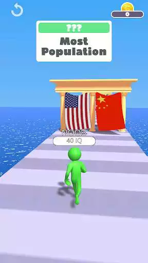 Play Trivia Flag Runner as an online game Trivia Flag Runner with UptoPlay