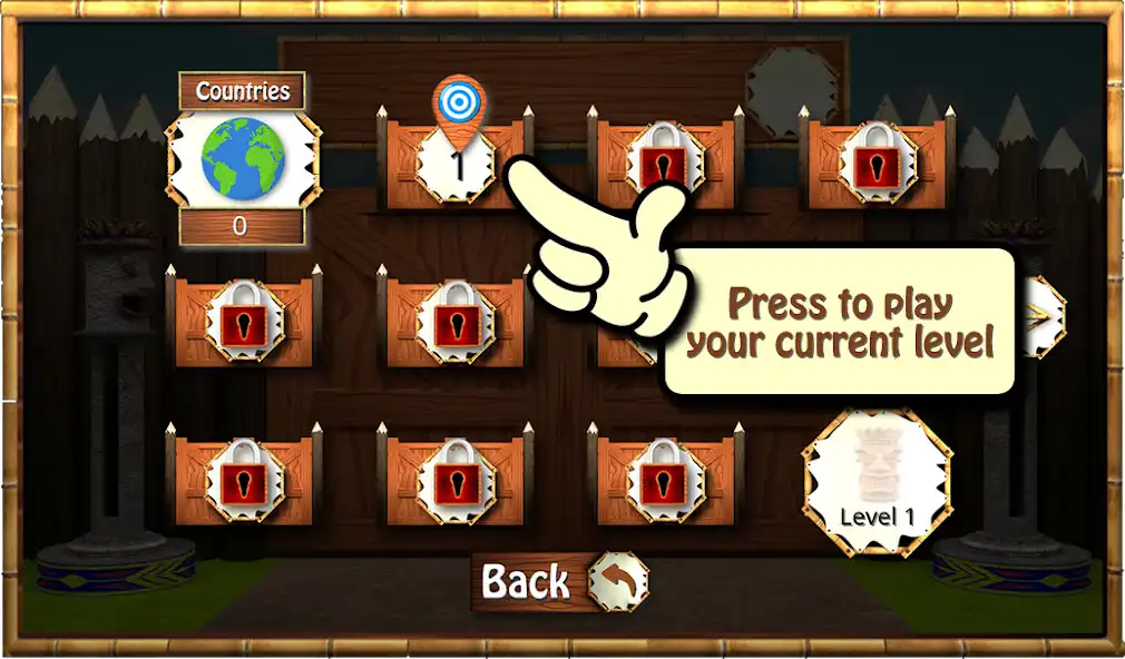 Play Trivia Hangman - Tiki Style as an online game Trivia Hangman - Tiki Style with UptoPlay