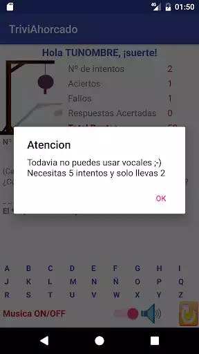 Play TriviAhorcado as an online game TriviAhorcado with UptoPlay