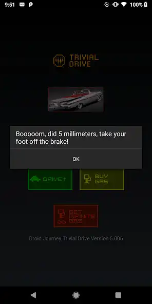 Play Trivial Drive IAB Demo Game as an online game Trivial Drive IAB Demo Game with UptoPlay