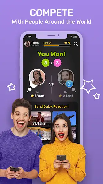 Play Trivia: Live 1vs1 Game as an online game Trivia: Live 1vs1 Game with UptoPlay