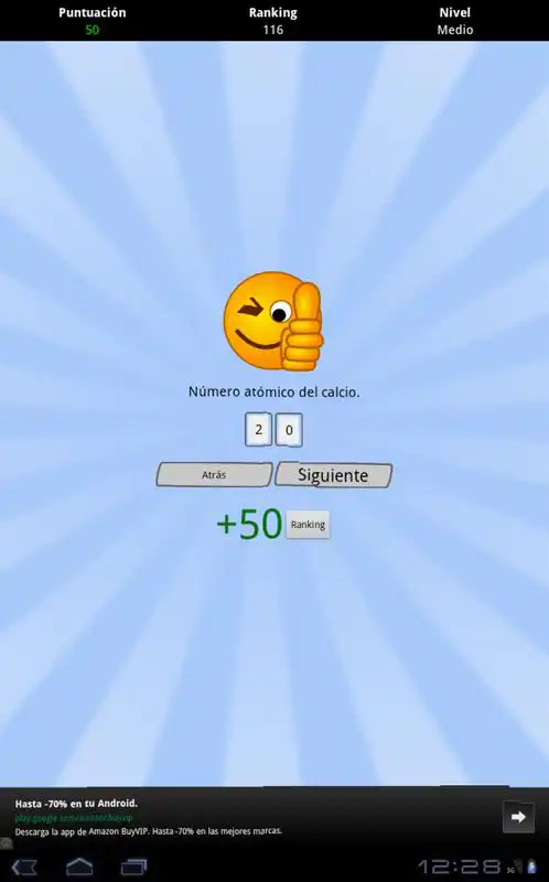 Play Trivial - Spanish quiz game