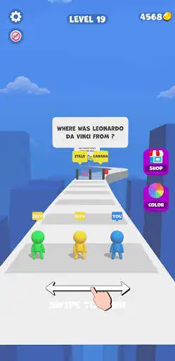 Play Trivia Race as an online game Trivia Race with UptoPlay