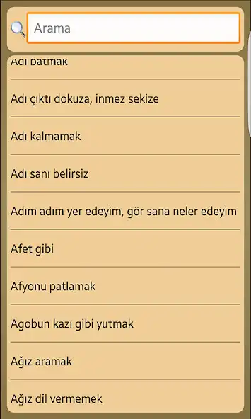 Play Türkçe Deyimler Sözlüğü as an online game Türkçe Deyimler Sözlüğü with UptoPlay