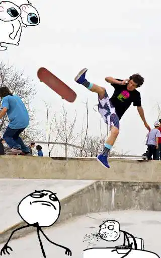 Play Troll Face Meme Sticker