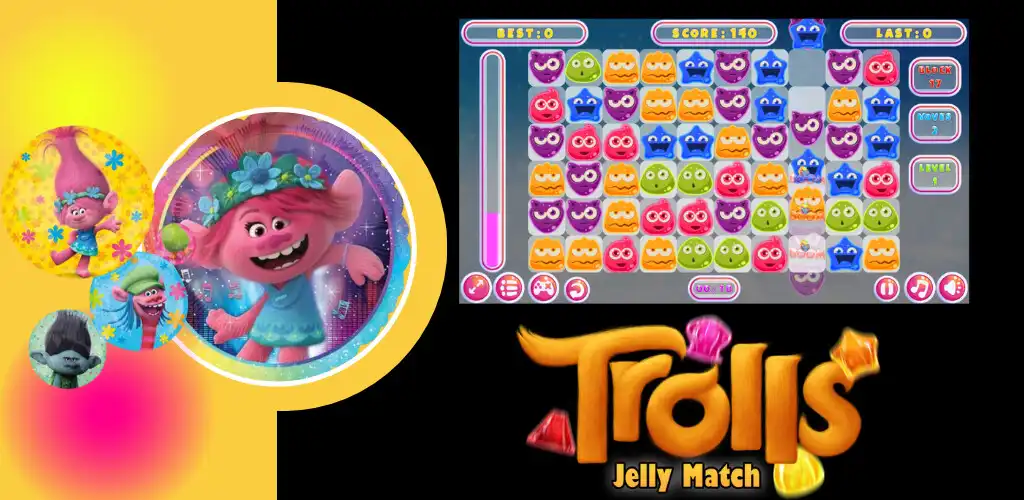 Play Trolls Jelly Match3 as an online game online Trolls Jelly Match3 with UptoPlay Play Trolls Jelly Match3 as an online game Trolls Jelly Match3 with UptoPlay