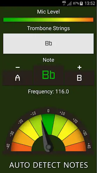 Play Trombone Tuner: Fast  Precise as an online game Trombone Tuner: Fast  Precise with UptoPlay