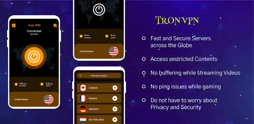 Play Tron VPN - Secure VPN Proxy  and enjoy Tron VPN - Secure VPN Proxy with UptoPlay