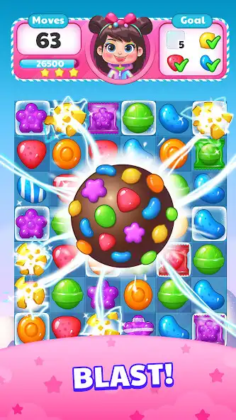 Play Troom Troom Blitz: Candy Match as an online game Troom Troom Blitz: Candy Match with UptoPlay
