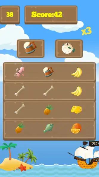 Play Tropical Rush - Pair Matching as an online game Tropical Rush - Pair Matching with UptoPlay
