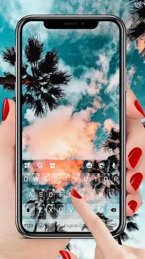 Play Tropical Sky Keyboard Background  and enjoy Tropical Sky Keyboard Background with UptoPlay