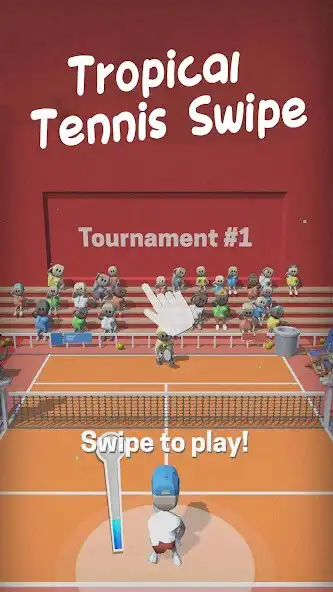 Play Tropical Tennis Swipe  and enjoy Tropical Tennis Swipe with UptoPlay