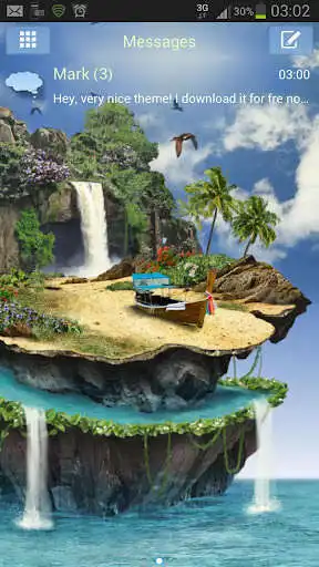 Play Tropical Theme GO SMS Pro  and enjoy Tropical Theme GO SMS Pro with UptoPlay