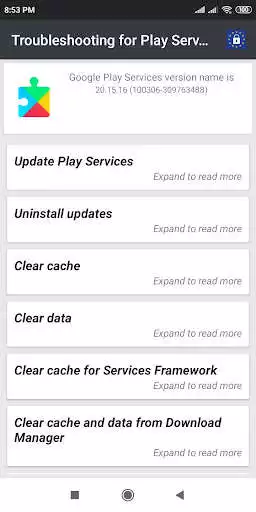 Play Troubleshooting for Play Services  and enjoy Troubleshooting for Play Services with UptoPlay