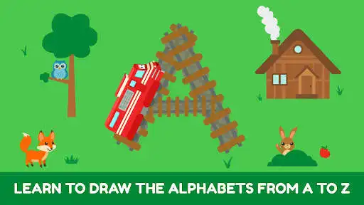 Play Troy the Letters  Numbers Train: Preschool Lesson as an online game Troy the Letters  Numbers Train: Preschool Lesson with UptoPlay