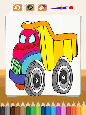 Play Truck Coloring Book for Kids