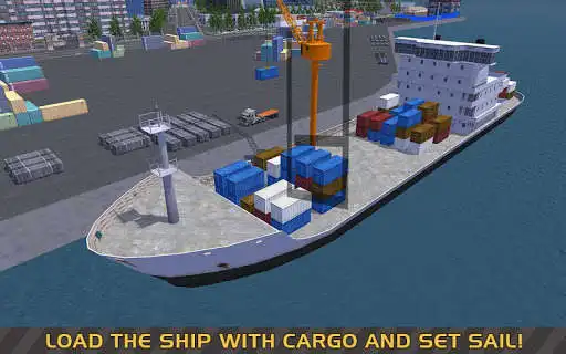 Play Truck  Crane SIM : Cargo Ship